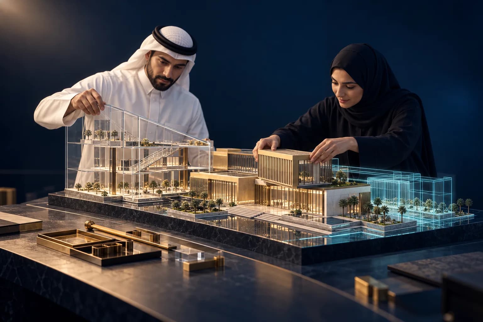 نموذج مؤسسي يربط التشخيص والمواءمة والبناء والتحول الرقمي في مشهد واحد.